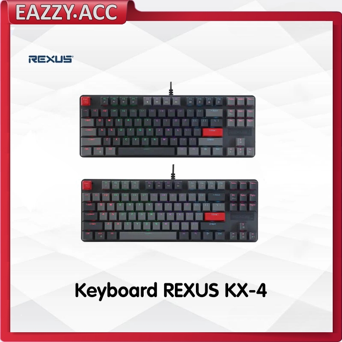 Jual Keyboard Gaming Rexus Heroic KX4 Mechanical TKL Layout - Hotswap ...