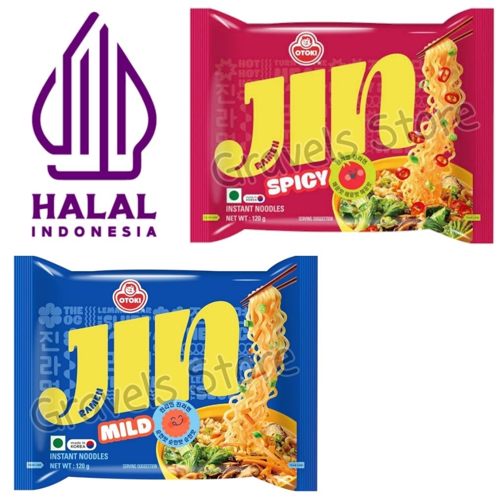 Jual [Logo HALAL] OTTOGI / OTOKI JIN RAMEN MILD / SPICY - RAMYUN NOODLE ...