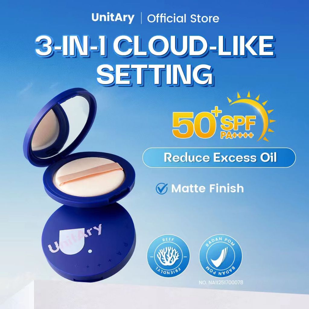 Jual [BELI 1 GRATIS 1] UnitAry 2in1 Oil Control Matte Sunscreen Powder ...