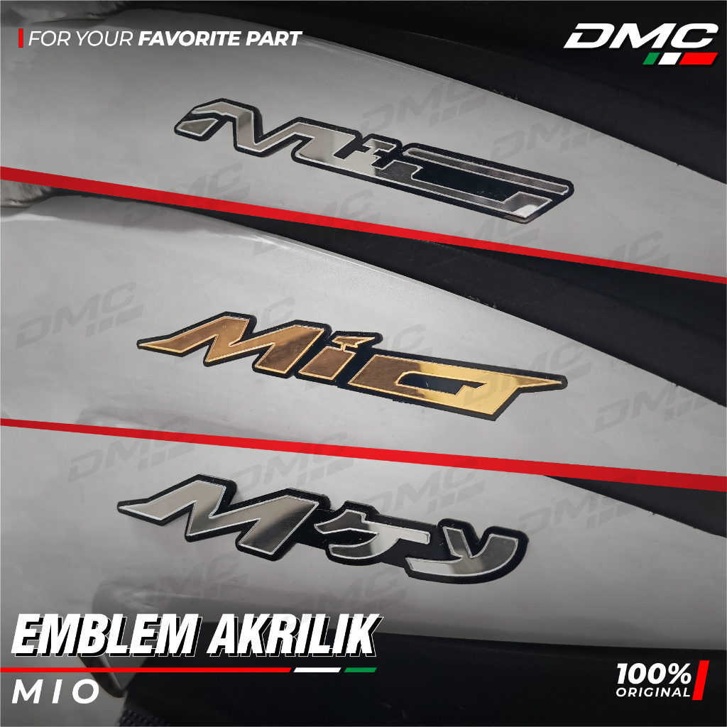 Jual Emblem Mio Akrilik Timbul - Emblem Logo Yamaha Mio Japan Mio Smile ...