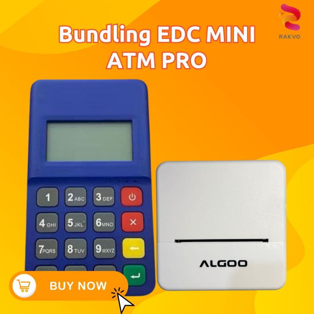 Jual Mesin EDC Mini ATM Pro Karvelo | Tarik Tunai + Printer Bluetooth ...