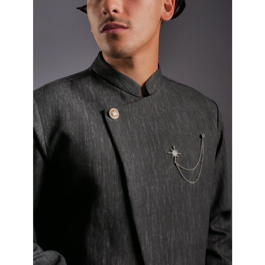 Jual Mubeng - Beskap Larap Semi Wool | Shopee Indonesia