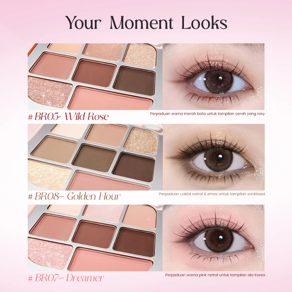 Jual FOCALLURE (E09) 8-color Eyeshadow Palette Matte Shimmer High ...
