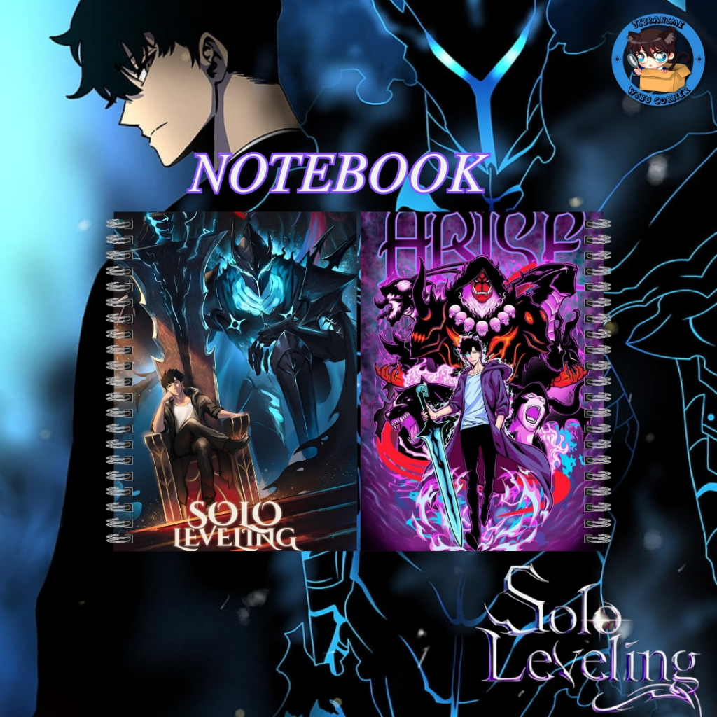Jual NOTEBOOK ANIME SOLO LEVELING BUKU CATATAN BISA CUSTOM SATUAN ...