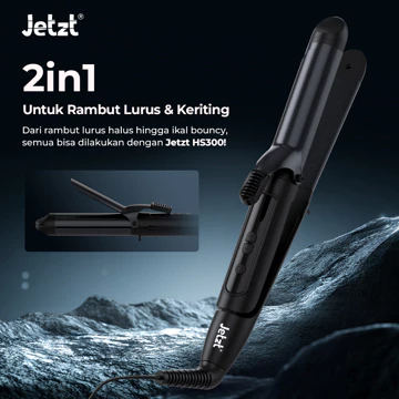 Jetzt HS300 2 In 1 Catokan Rambut Curly Hair Straightener Curler Lurus Keriting Multifungsi Low