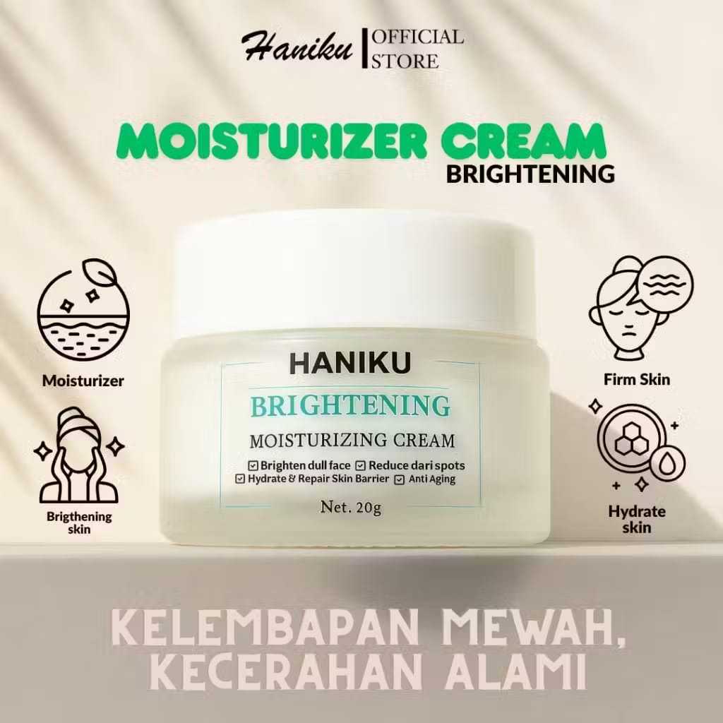Jual HANIKU BRIGHTENING MOISTURIZING CREAM 30gr / HANIKU moisturizer ...