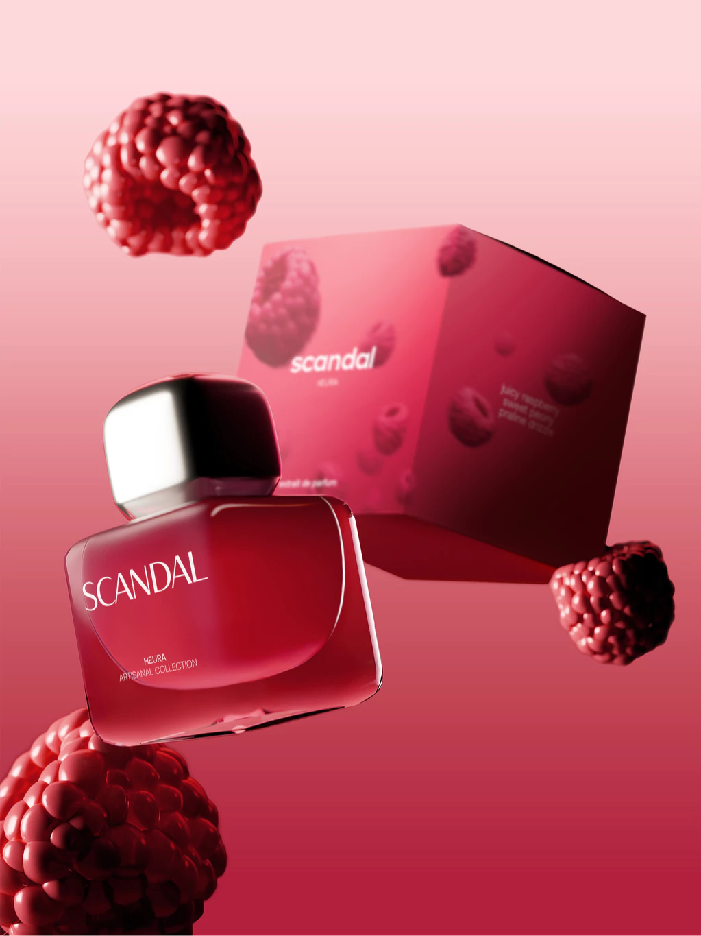 HEURA Scandal - Extrait de Parfum - Aroma Sweet Fruity Parfum Perfume Minyak Wangi Wanita Tahan Lama
