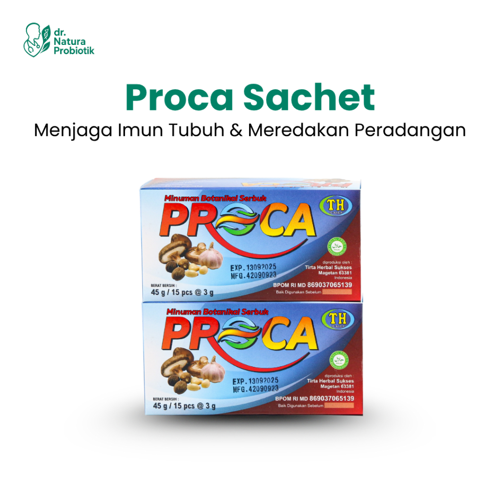 Jual Proca Sachet Probiotik Isi 15 Pcs 3 Gram Untuk Menjaga Imun Tubuh ...