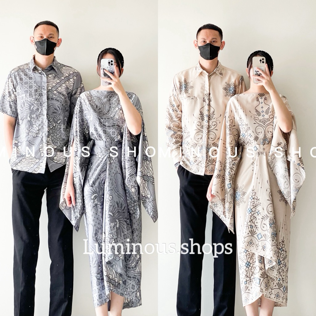 Jual Elaiine Couple Set - Dotta Set / Couple Set / Set batik couple ...