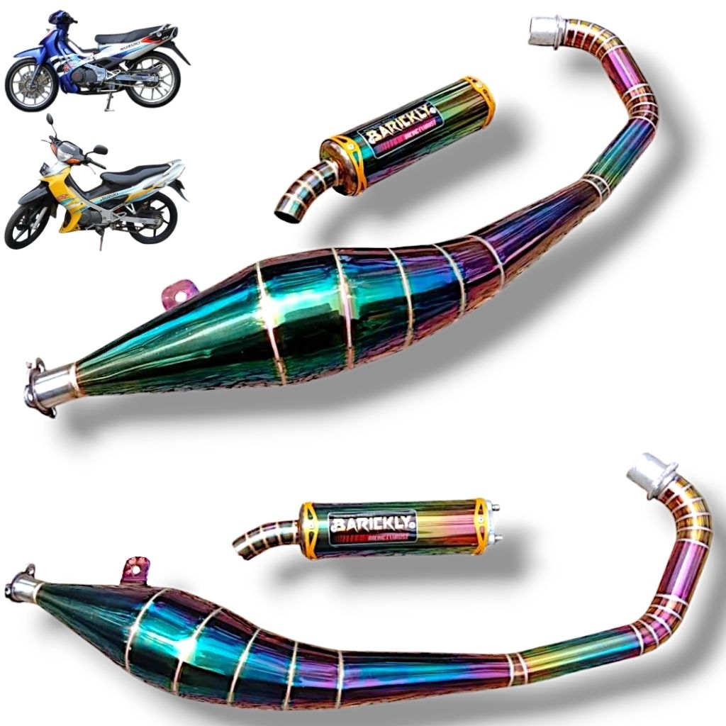 Jual Knalpot Racing Satria Hiu Lumba 120 2tak Lscm Rk Cool 110 Racing ...