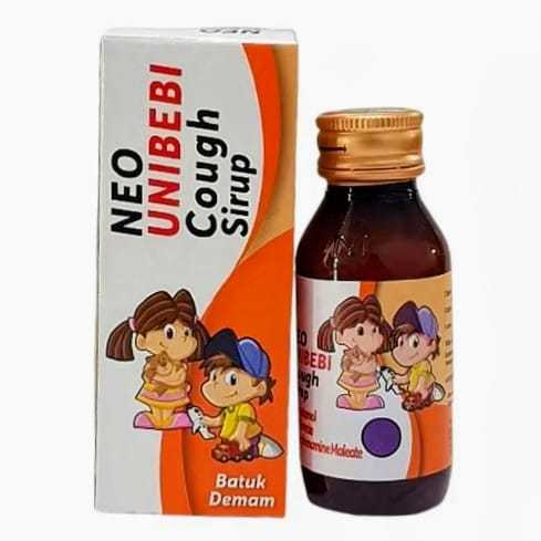 Jual Neo Unibebi Uni Baby Untuk Demam Batuk Flu Aman Sirup 60 ml ...