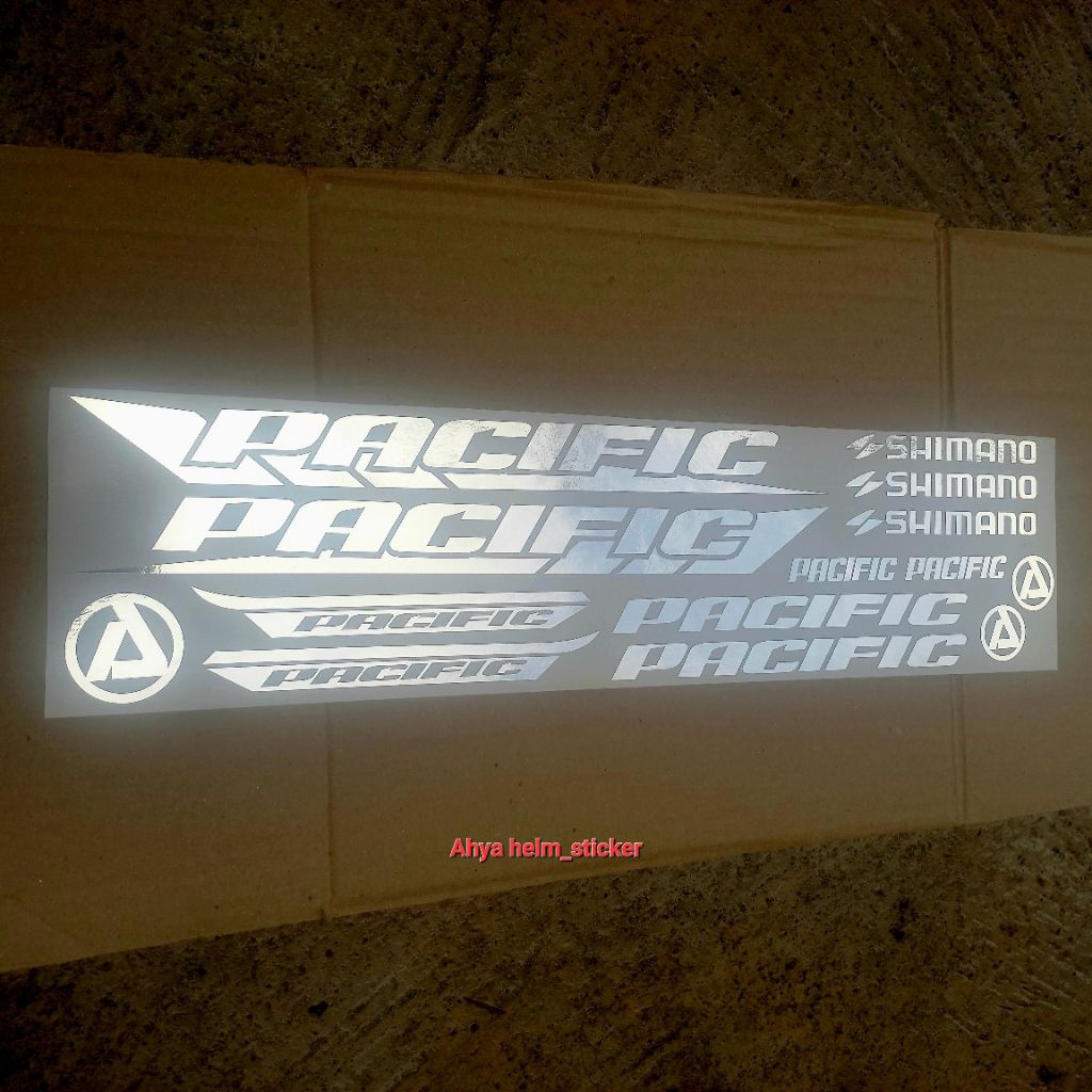 Jual Sticker sepeda PACIFIC cutting STIKER SEPEDA PACIFIC CUTTING ...