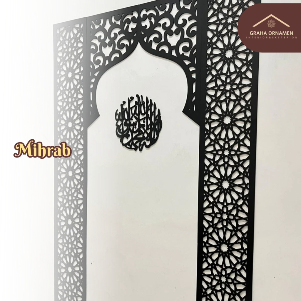 Jual Hiasan Mihrab Mushola Rumah Minimalis Mihrab Tempelan Dinding ...