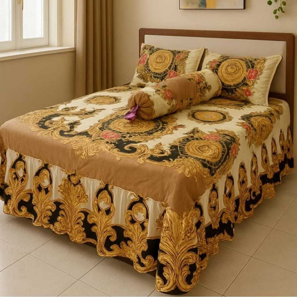 Jual [Premium Quality] Sprei Rumbai Anti Geser Ukuran 180x200 Satu Set ...