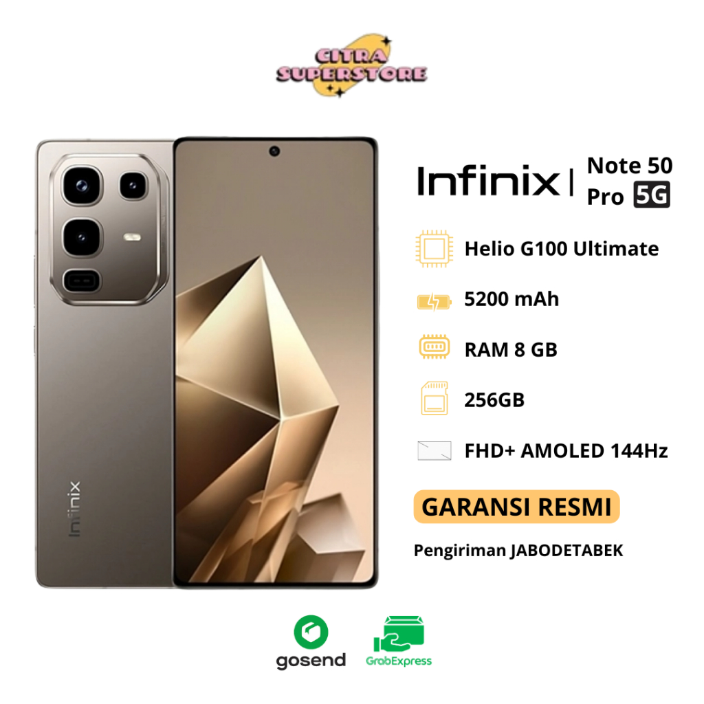 Jual Infinix Hot 50 pro 4g 8/256 Gb Operating System : XOS 14.5 Powered ...