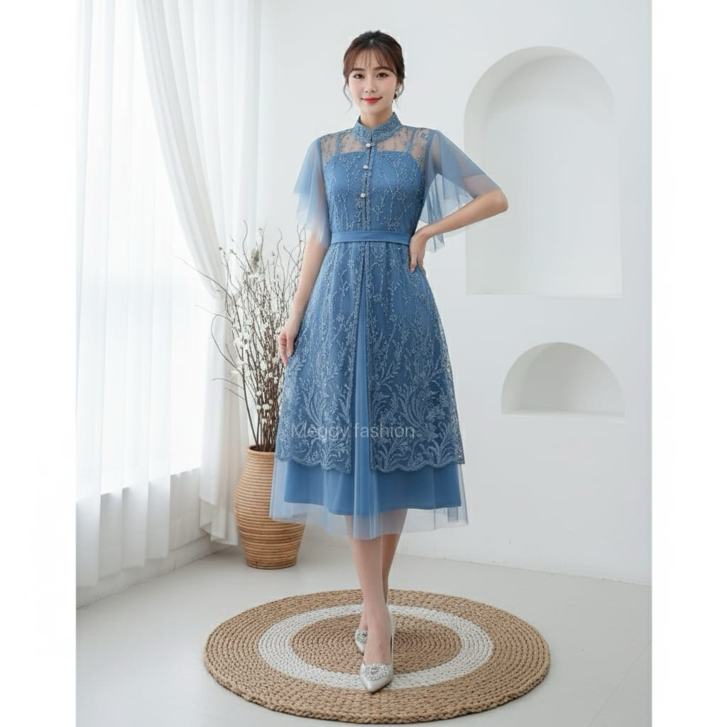 Jual EDISI NATAL - SET HYUNA DRESS 2UKURAN / DRES PESTA WANITA TERBARU /  KOREAN LOOK / DRESS PARTY CHRISTMAS | Shopee Indonesia
