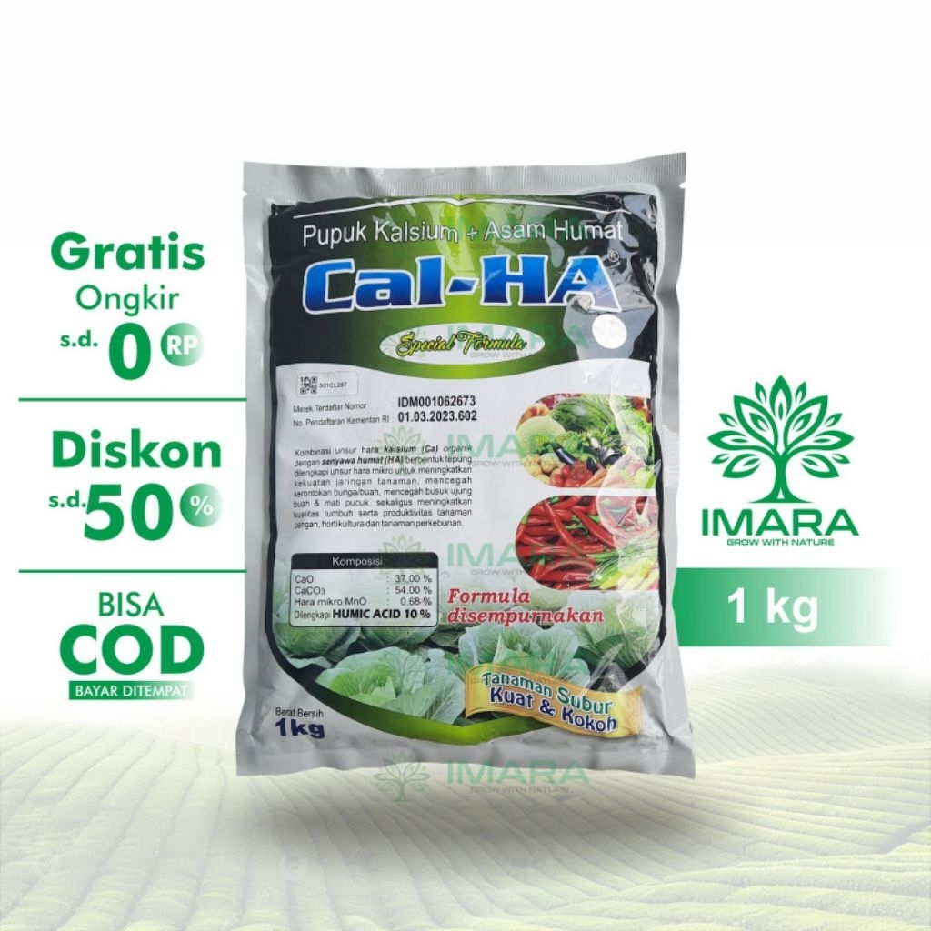 Jual CAL HA 1 Kg Pupuk Kalsium Plus Asam Humat Calcium Humic Acid Calha ...