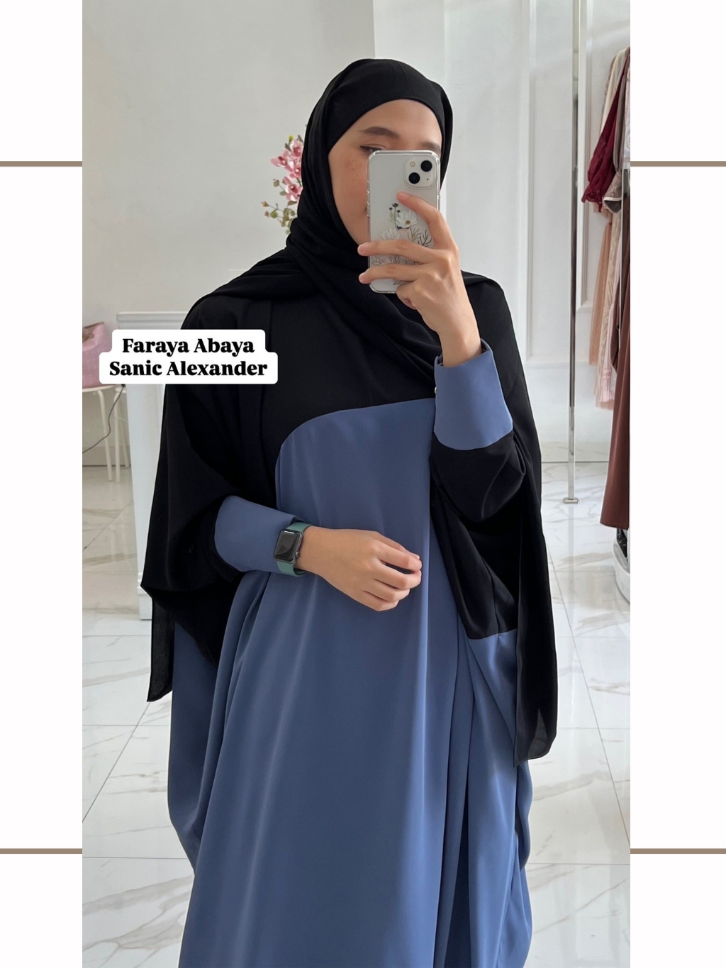 Jual Couple SANIC ALEXANDER FARAYA CAFTAN Kain Crepe Premium Kain ...