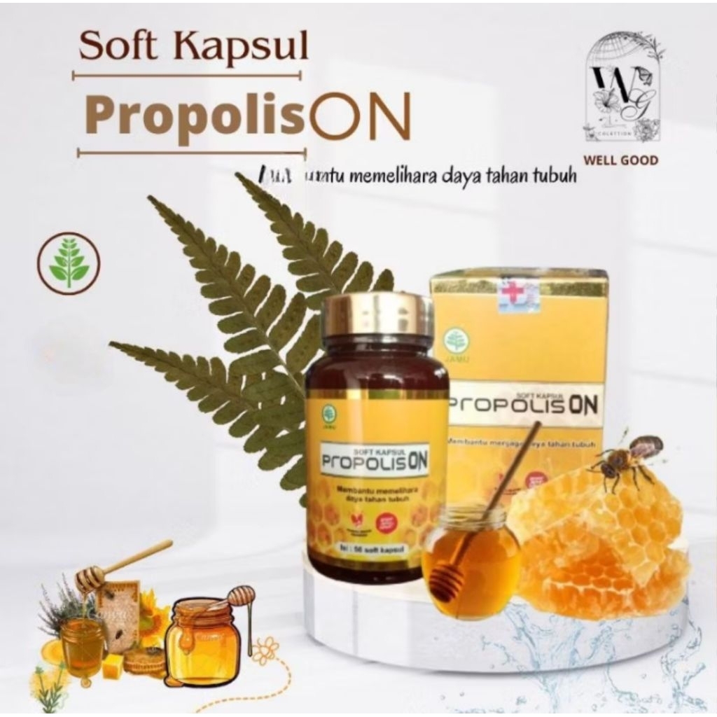 Jual Propolis ON | 50 Capsul | Suplemen Kesehatan | 100 ORIGINAL ...