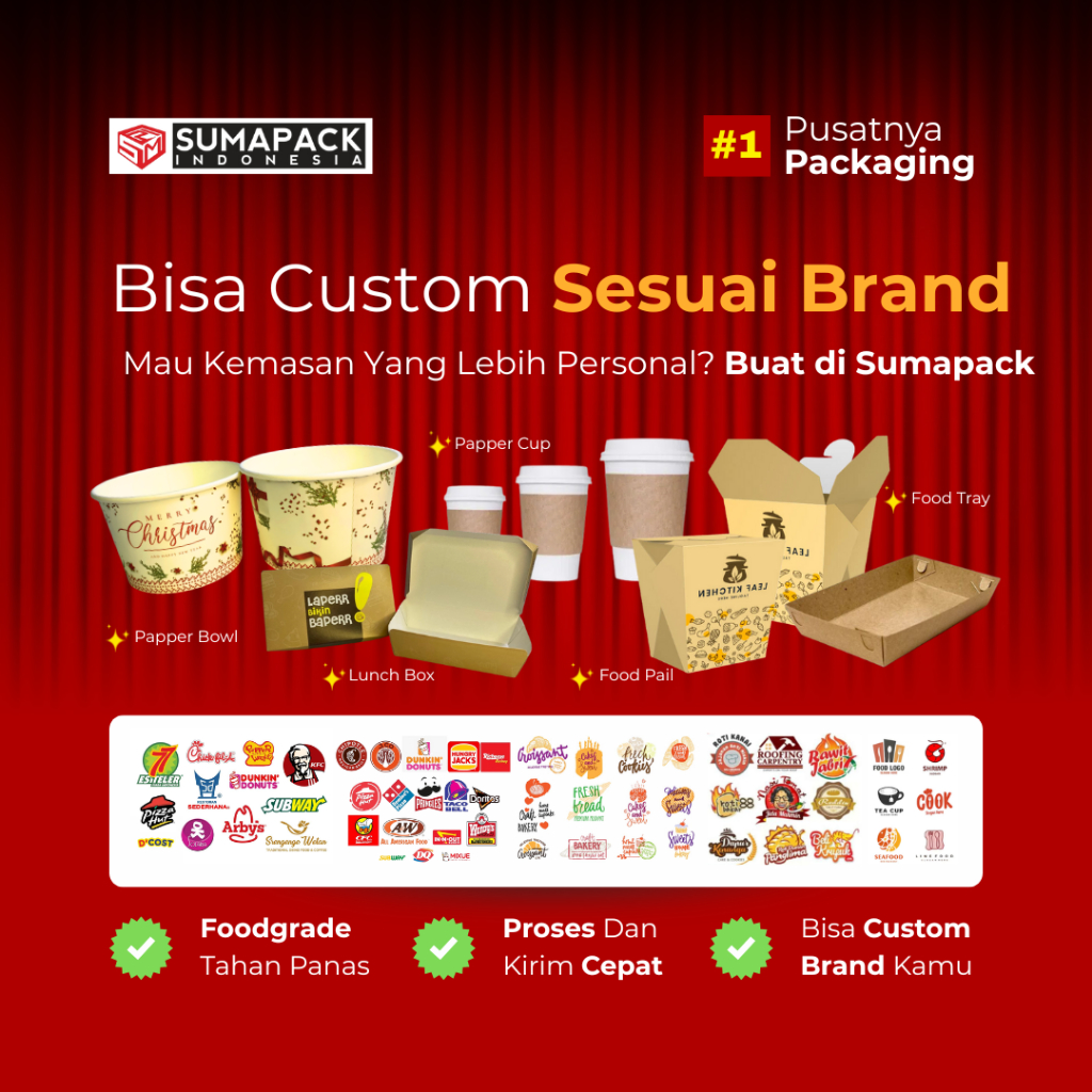 Jual Paper Bowl 800 ml | Isi 50 Pcs | Motif Illustrasi Putih & Hitam ...