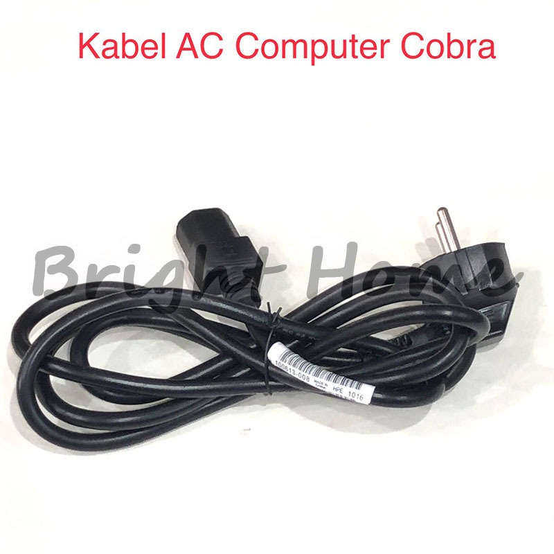 Jual Kabel Power AC Cable Power Cord Cobra Komputer CPU PSU | Shopee ...