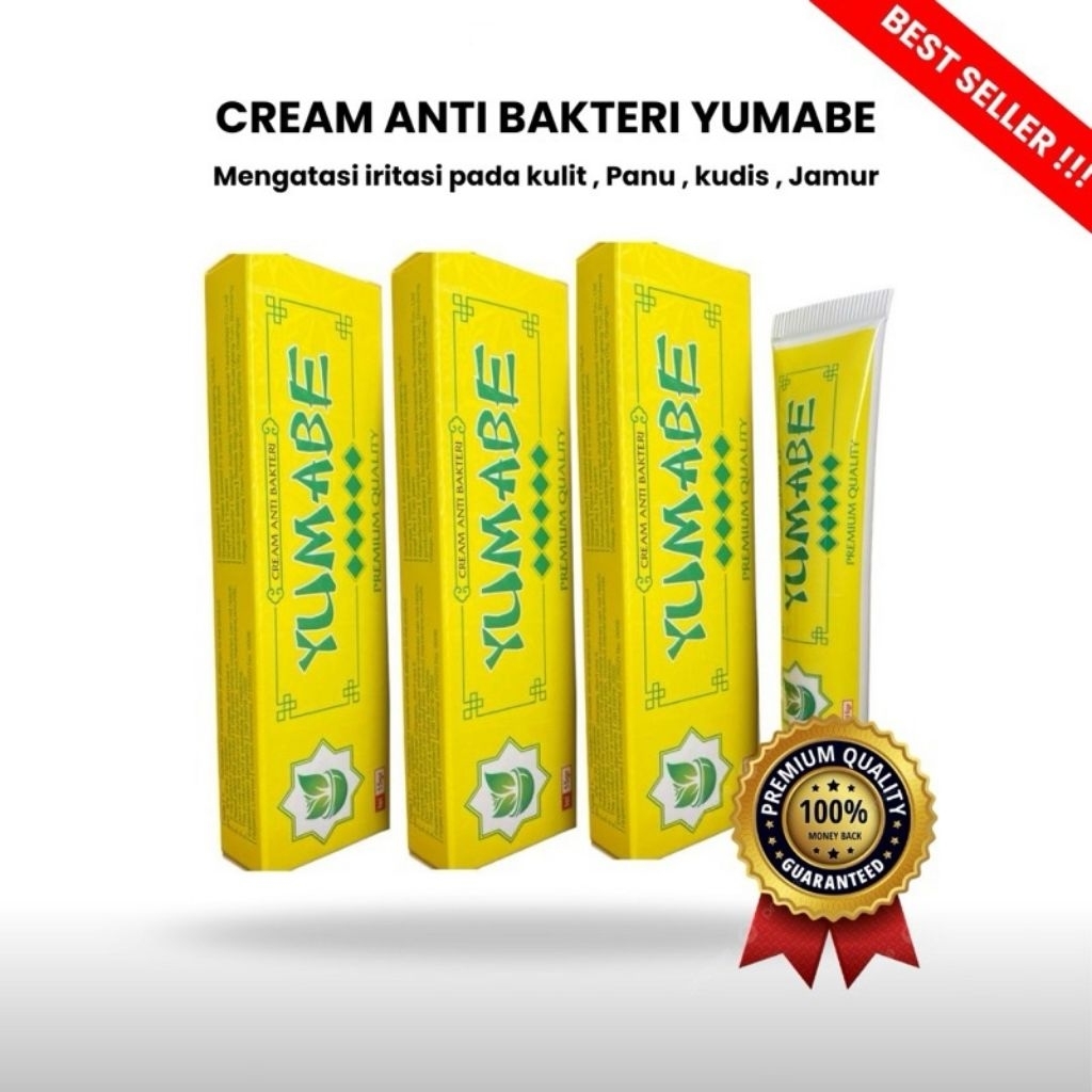 Yumabe Salep Gatal Alergi Kulit Psoriasis Eksim Jamur Kurap Eksim Basah Kering Cream 15 Gr Paling Ampuh