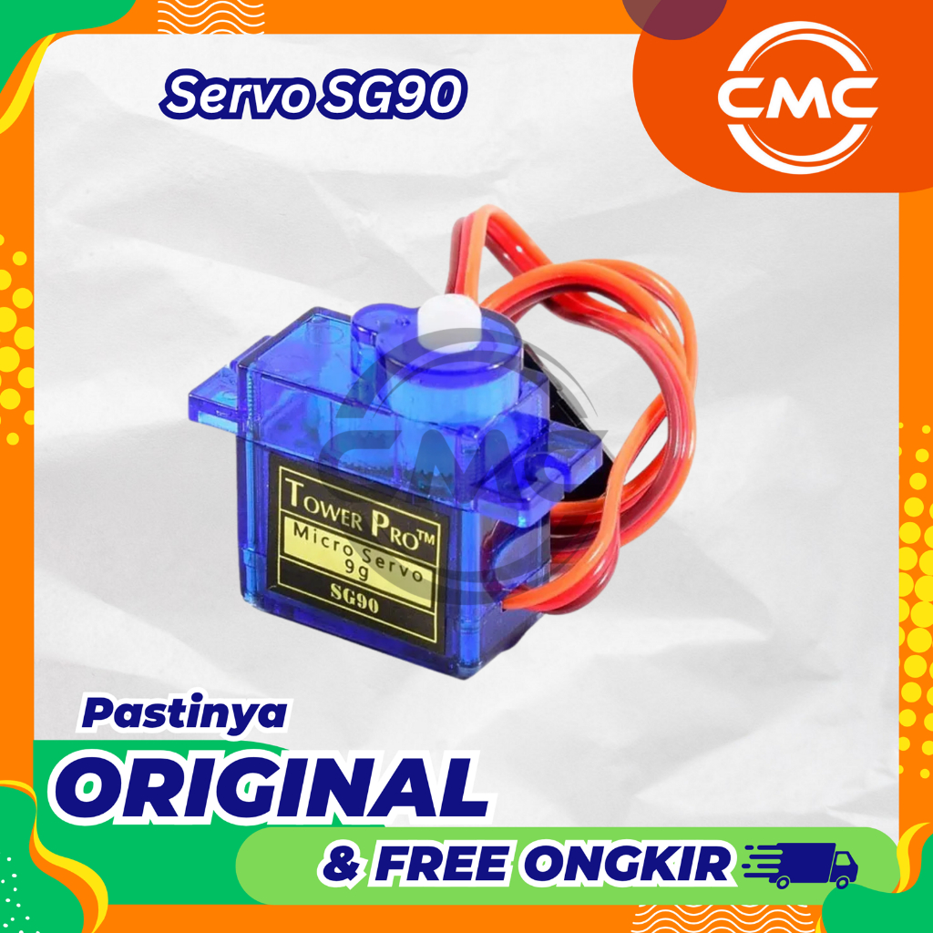 Jual TOWERPRO MOTOR SERVO SG90 SG-90 9G 180 DERAJAT | Shopee Indonesia