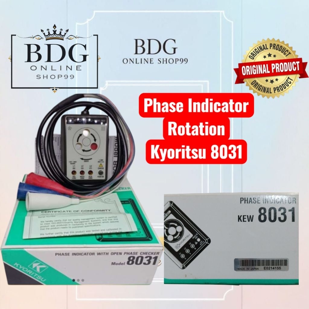 Jual Phase Indicator Rotation Kyoritsu 8031 | Shopee Indonesia