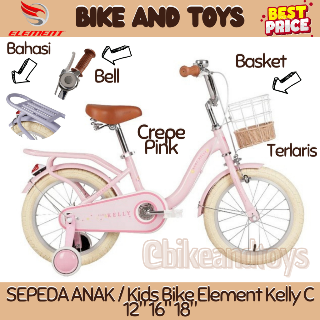 Jual SEPEDA ANAK / Kids Bike Element Kelly C 12