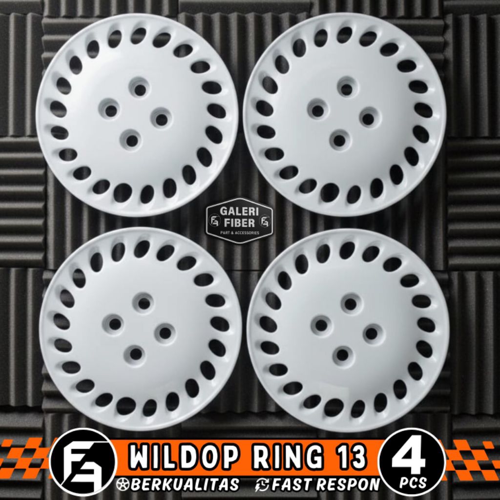 Jual (4pcs) wildop wheeldop ring 14 pcd 4x100 model civic lama PNP ...