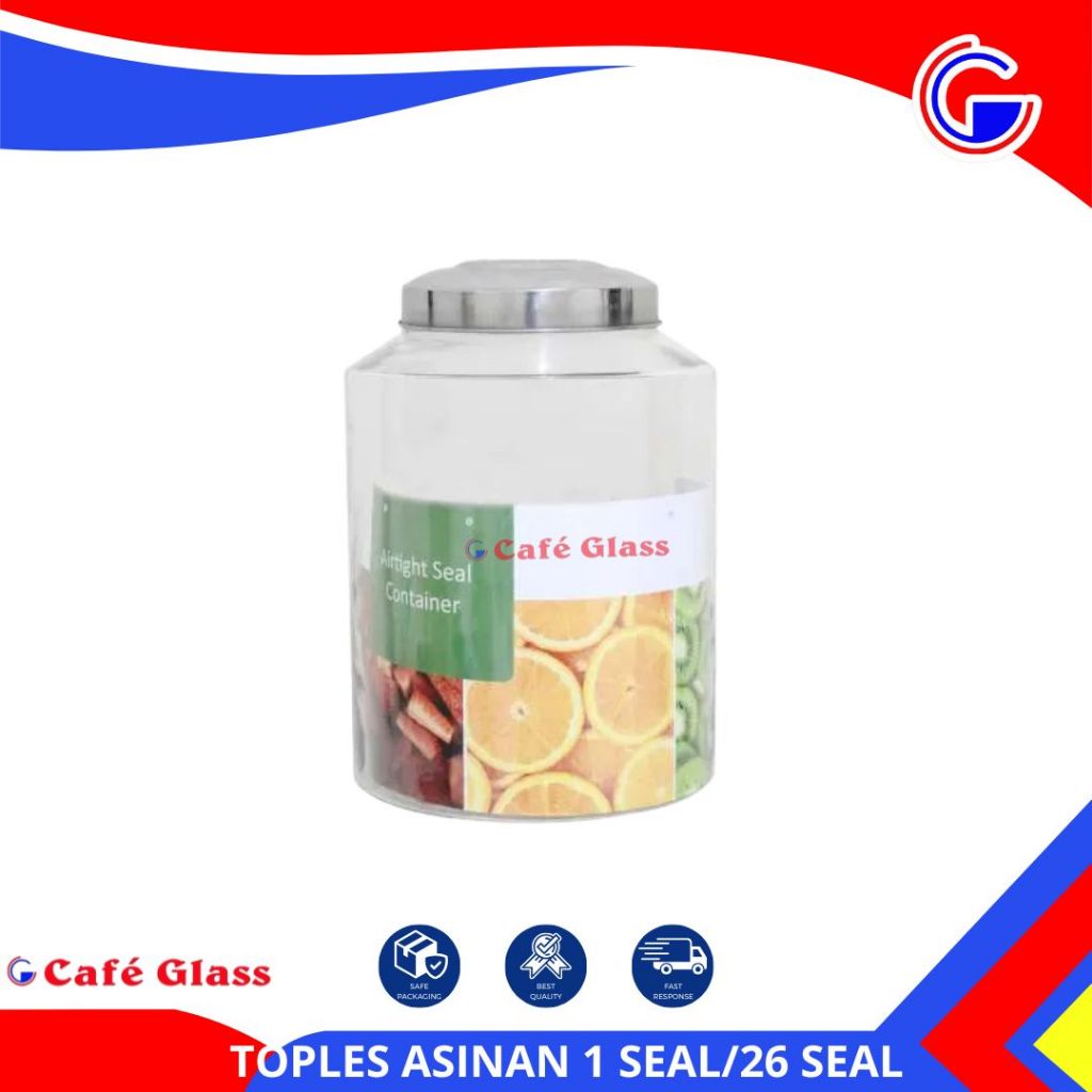 Toples Tp-26 Seal/Asinan 1 - Toples Kerupuk 15 Liter - Toples Asinan 1