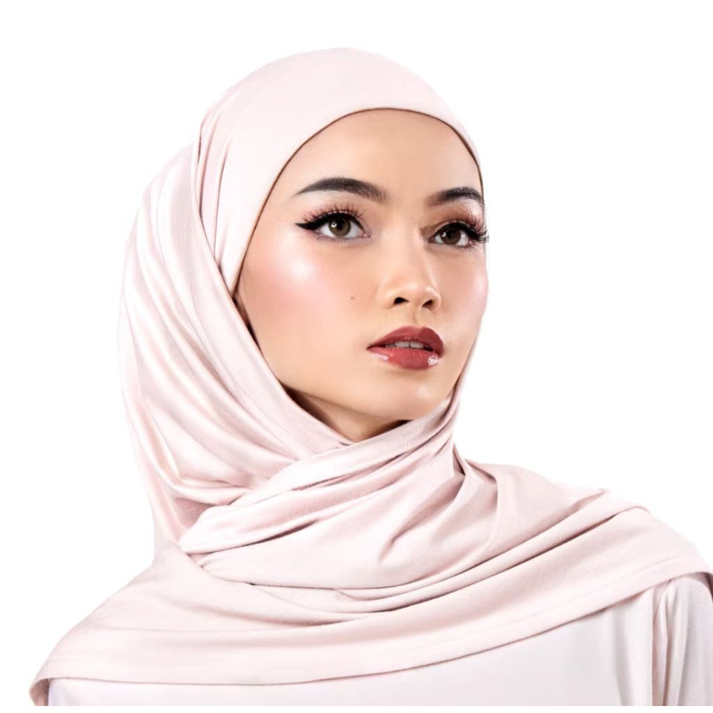 Jual (new) pashmina lafiye skiv tie (blush) & skiv rou (meadow ...