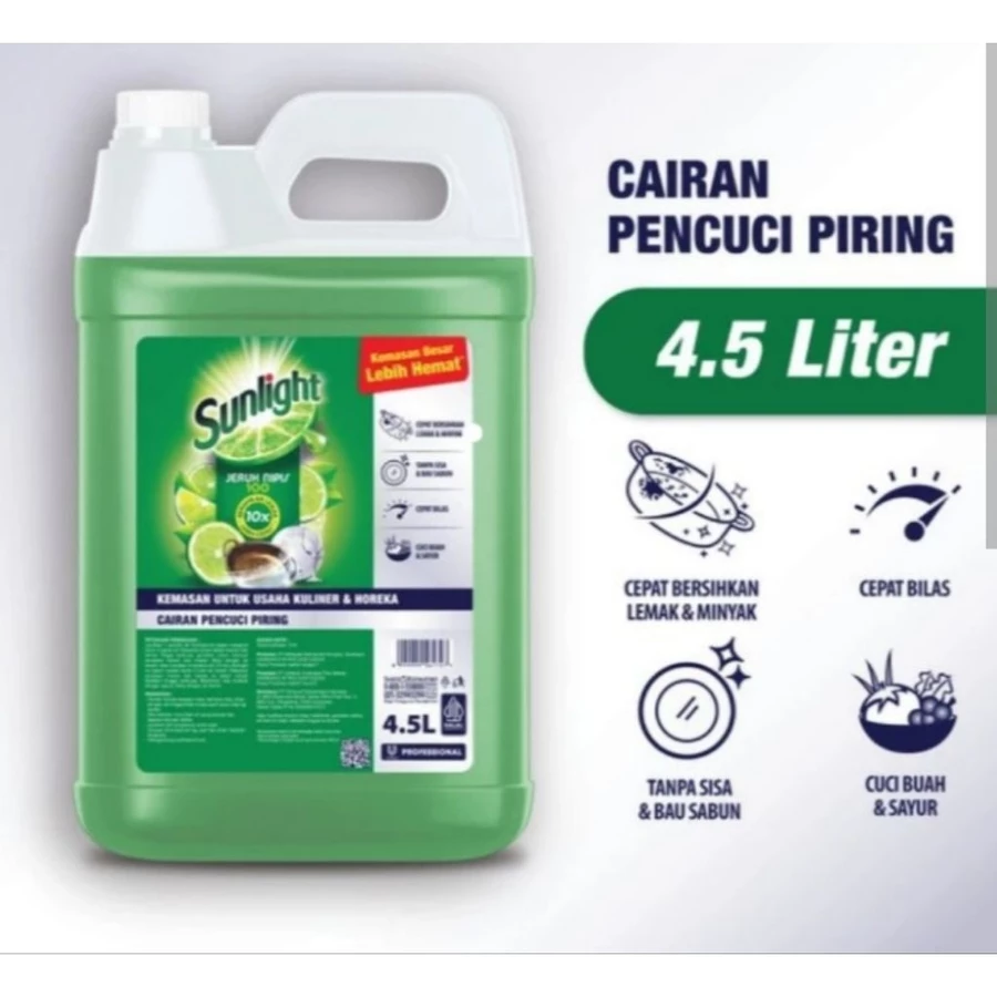 Perbandingan harga sunlight 5 liter jerigen terbaru di Shopee