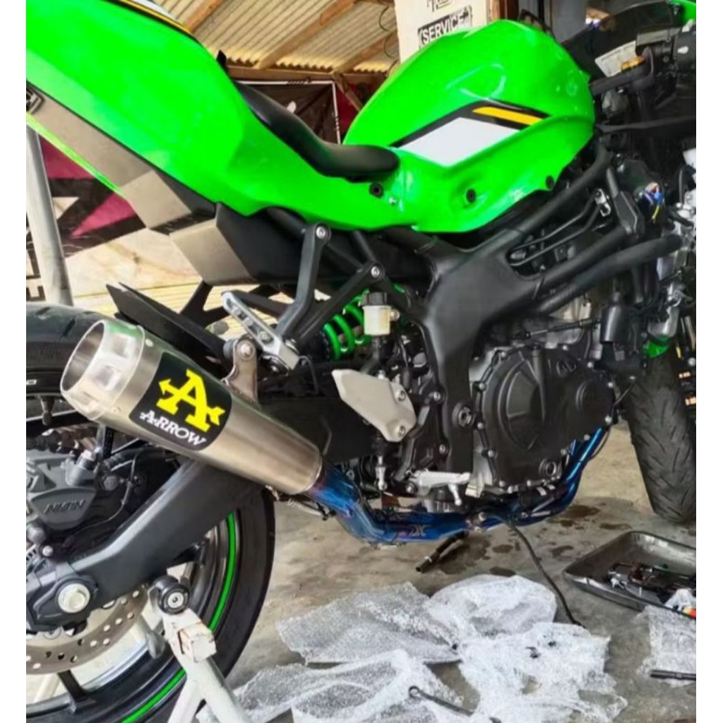 Jual Knalpot Custom Premium ARROW PRO RACE Zx25R ZX25rr CBR250 R25 R15 ...