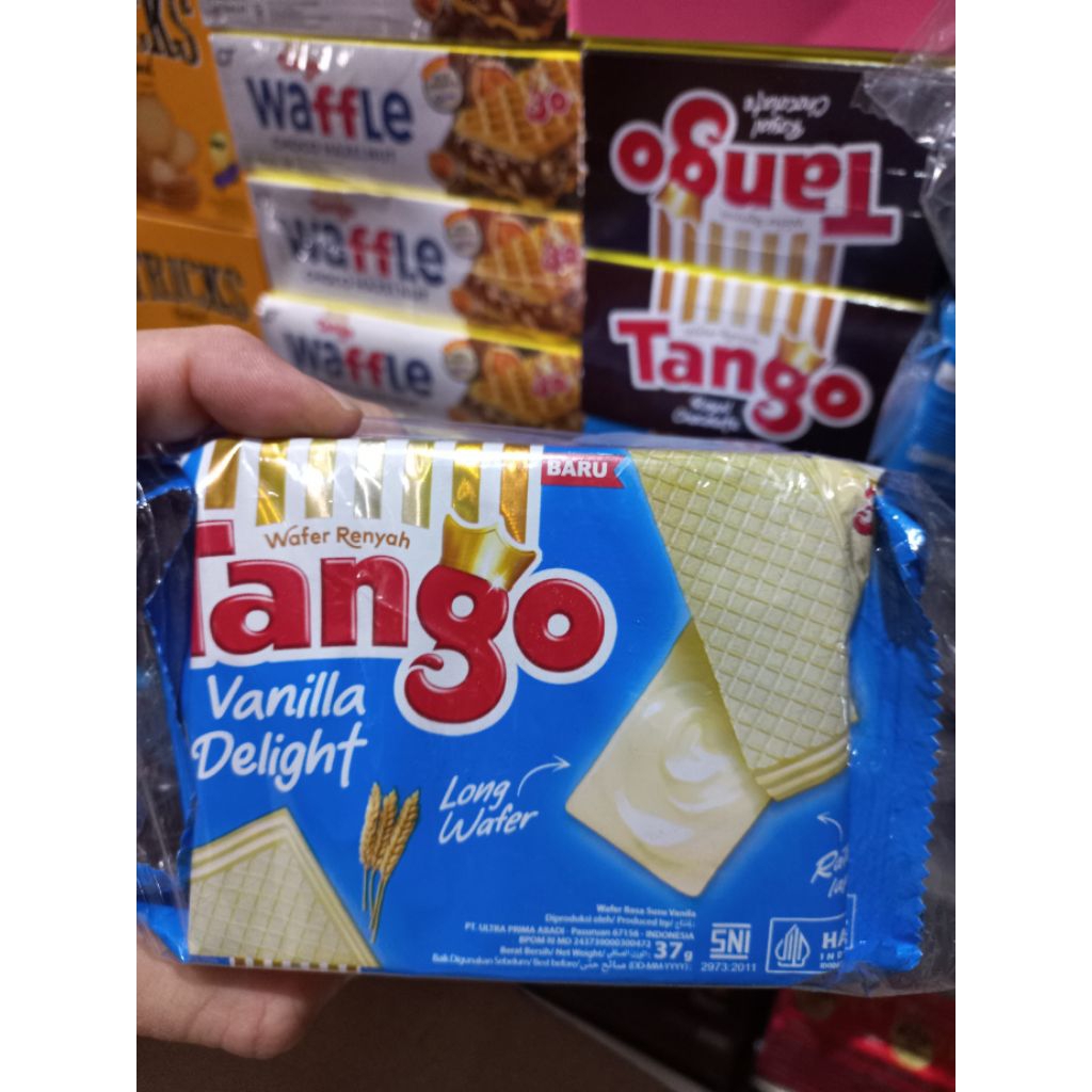 Jual TANGO WAFER Rp 2000 SACHET/ RENCENG COKLAT / VANILA | Shopee Indonesia