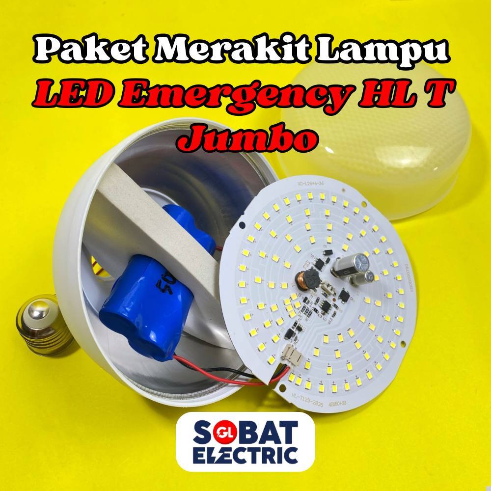 Jual Paket Merakit Lampu LED Emergency Jumbo - Rakitan LED Emergency ...
