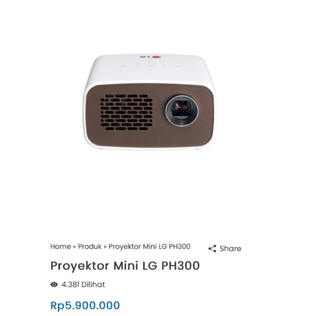 Jual mini projector lg Harga Terbaik & Termurah April 2026 | Shopee ...