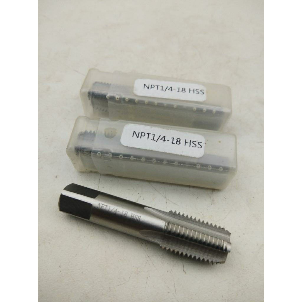 Jual hand tap 1/4 x 18 NPT Tap pipa Tap Nepel Tap Inchi hss bukan SKC ...