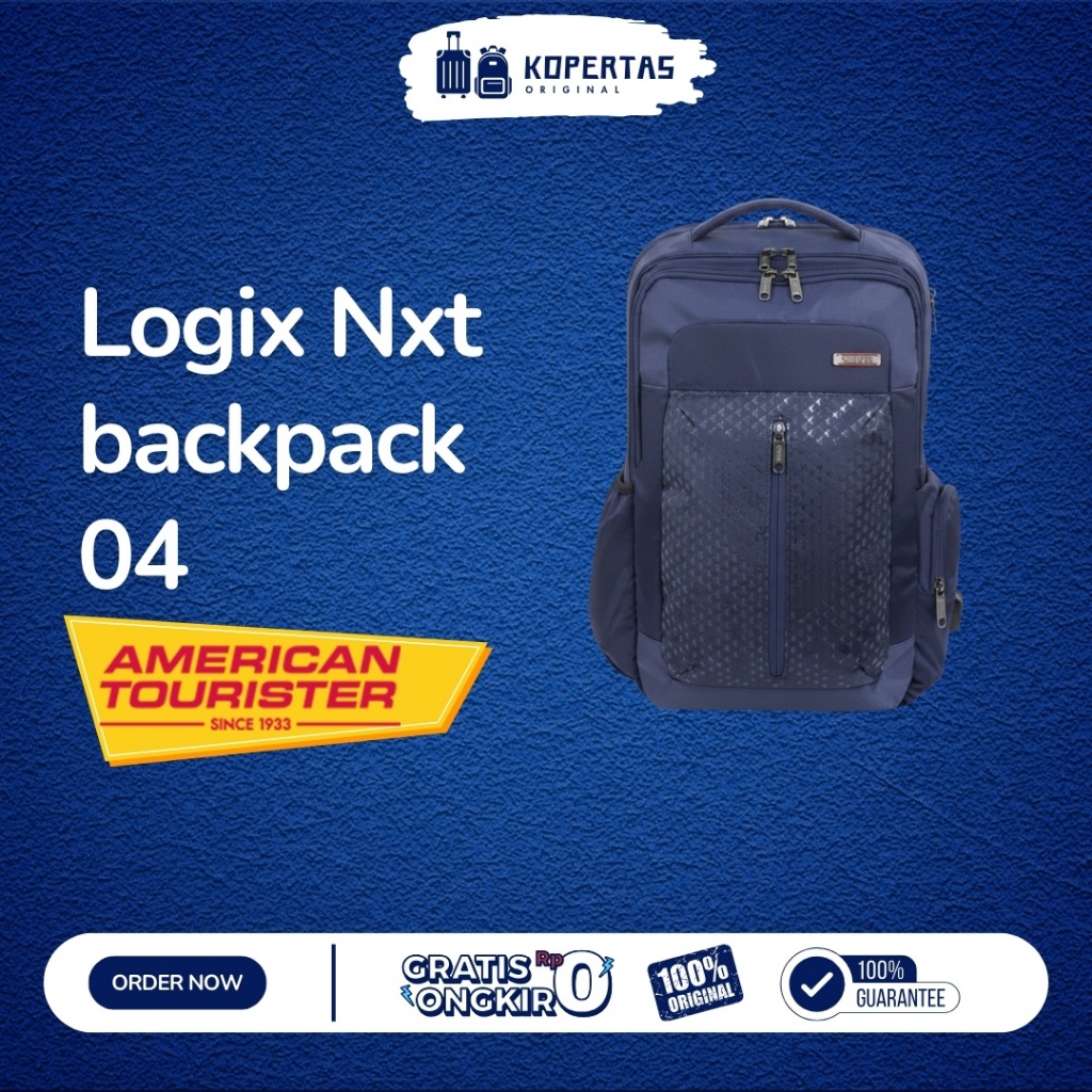 Jual AMERICAN TOURISTER LOGIX NXT BACKPACK 04 - NAVY | Shopee Indonesia