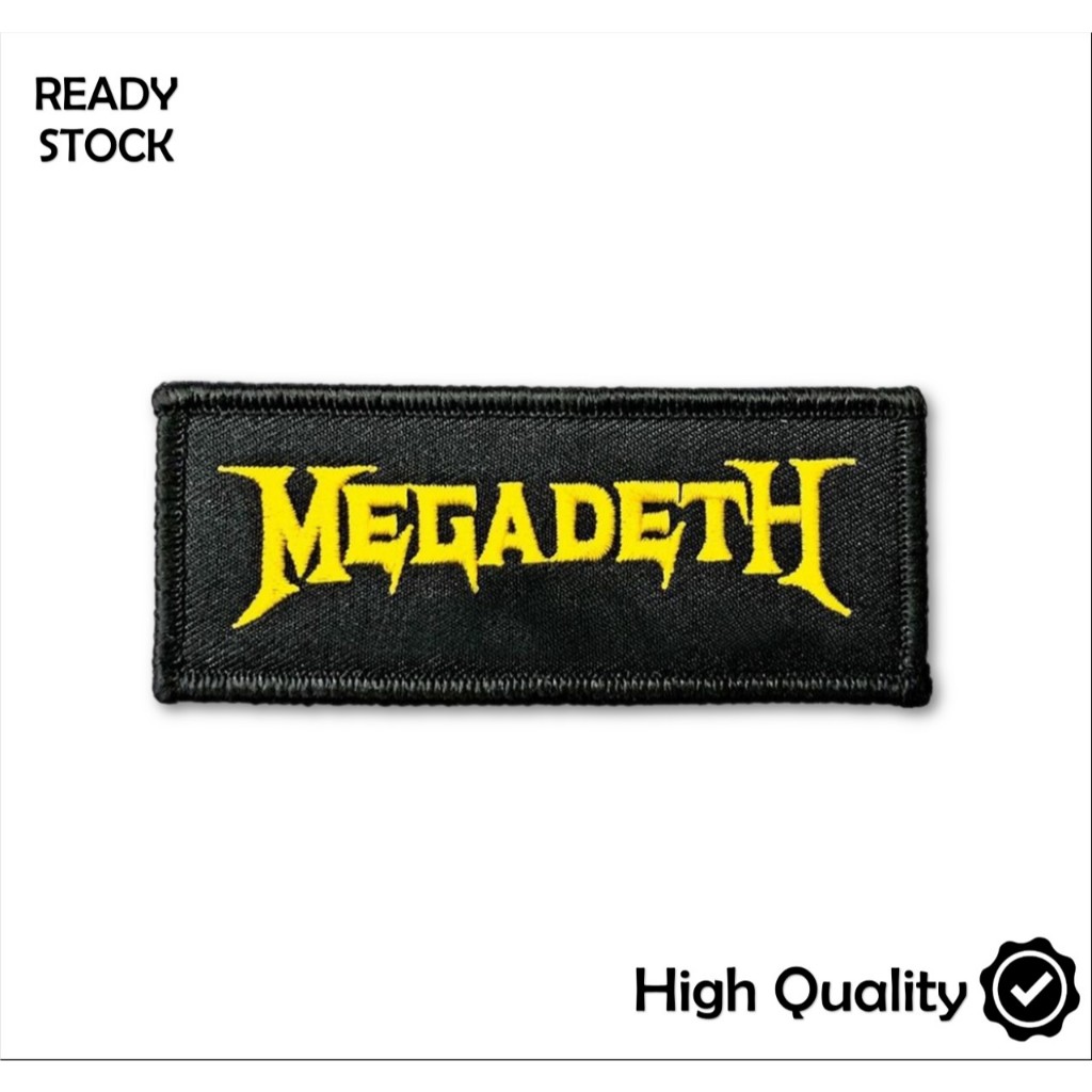 Jual EMBLEM PATCH BORDIR MEGA DETH BEST QUALITY - BDS | Shopee Indonesia