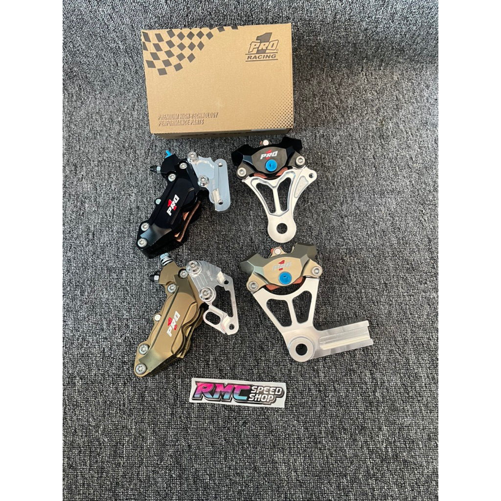 Jual Paket kaliper pro1 racing 4piston axial ninja r ninja ss ninja rr ...