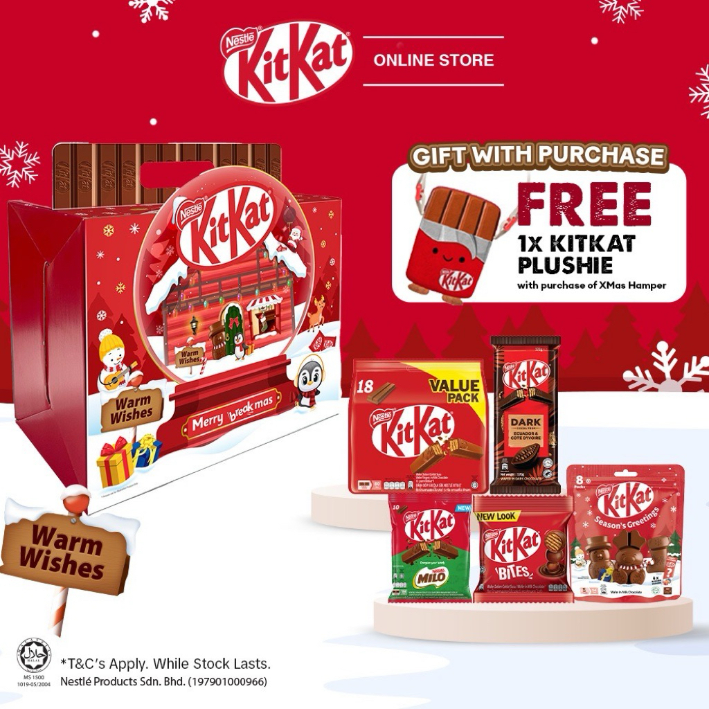 Jual KITKAT Christmas Hamper Bundle Set Malaysia original | Shopee ...