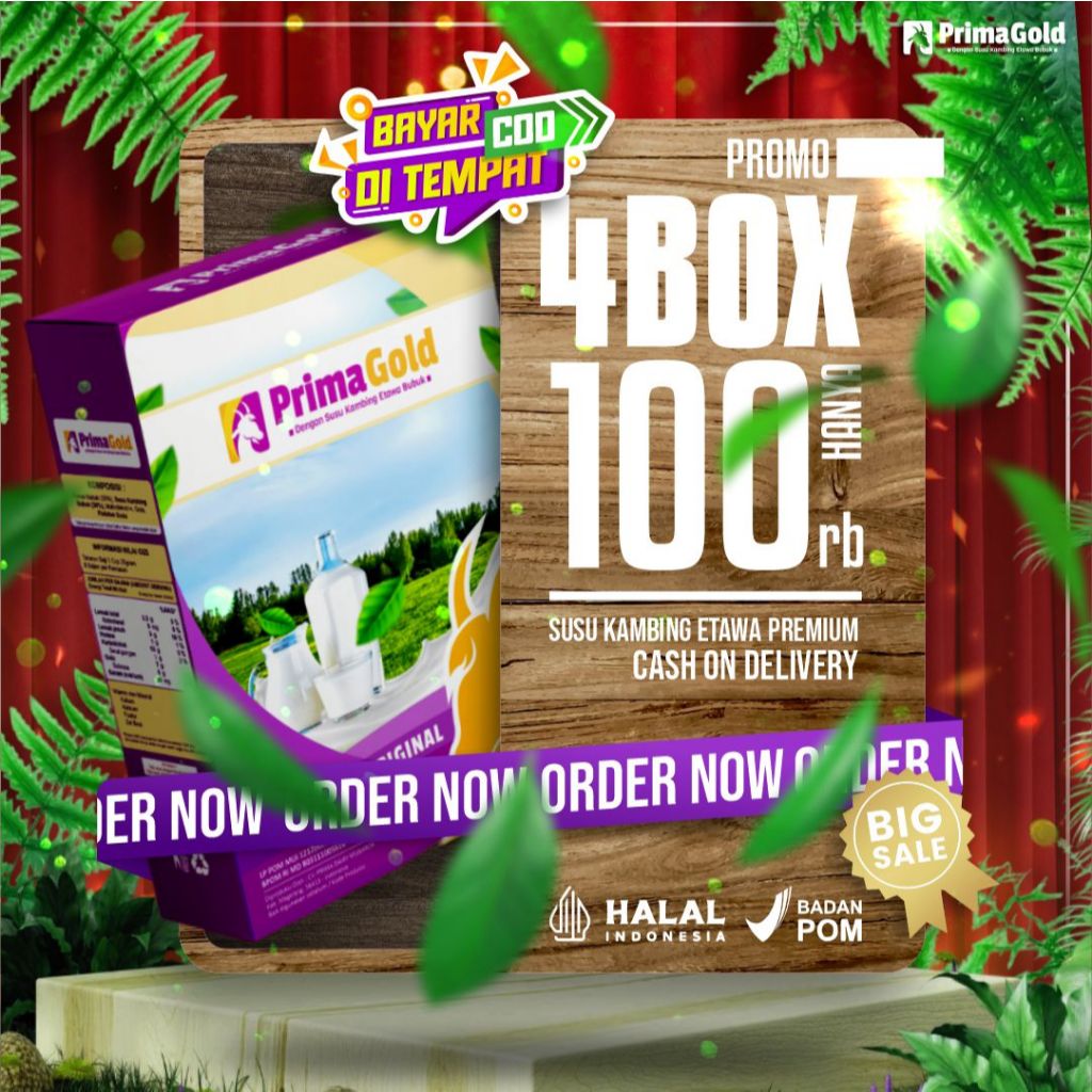 Jual 4 BOX PRIMAGOLD SUSU ETAWA ORIGINAL PRIMA GOLD | Shopee Indonesia