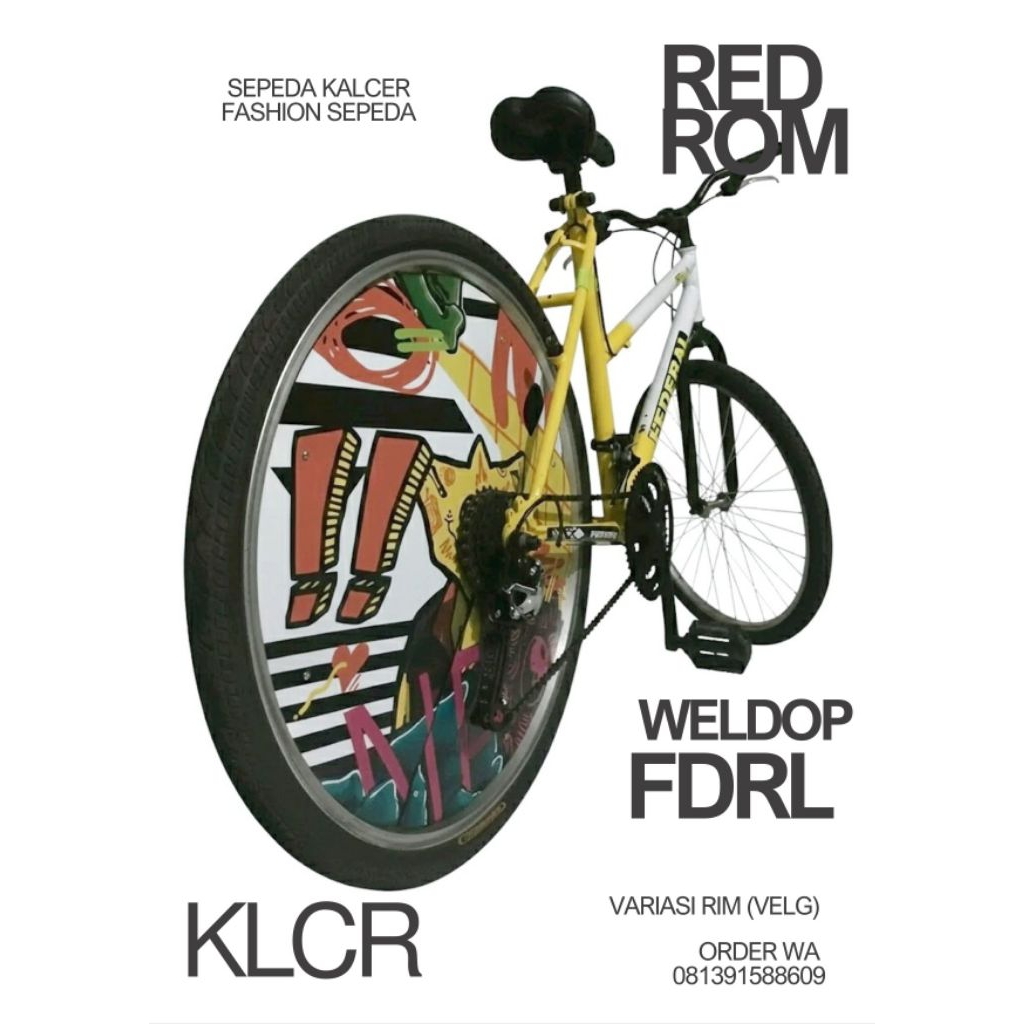 Jual Wheeldop sepeda kalcer mtb federal | Shopee Indonesia