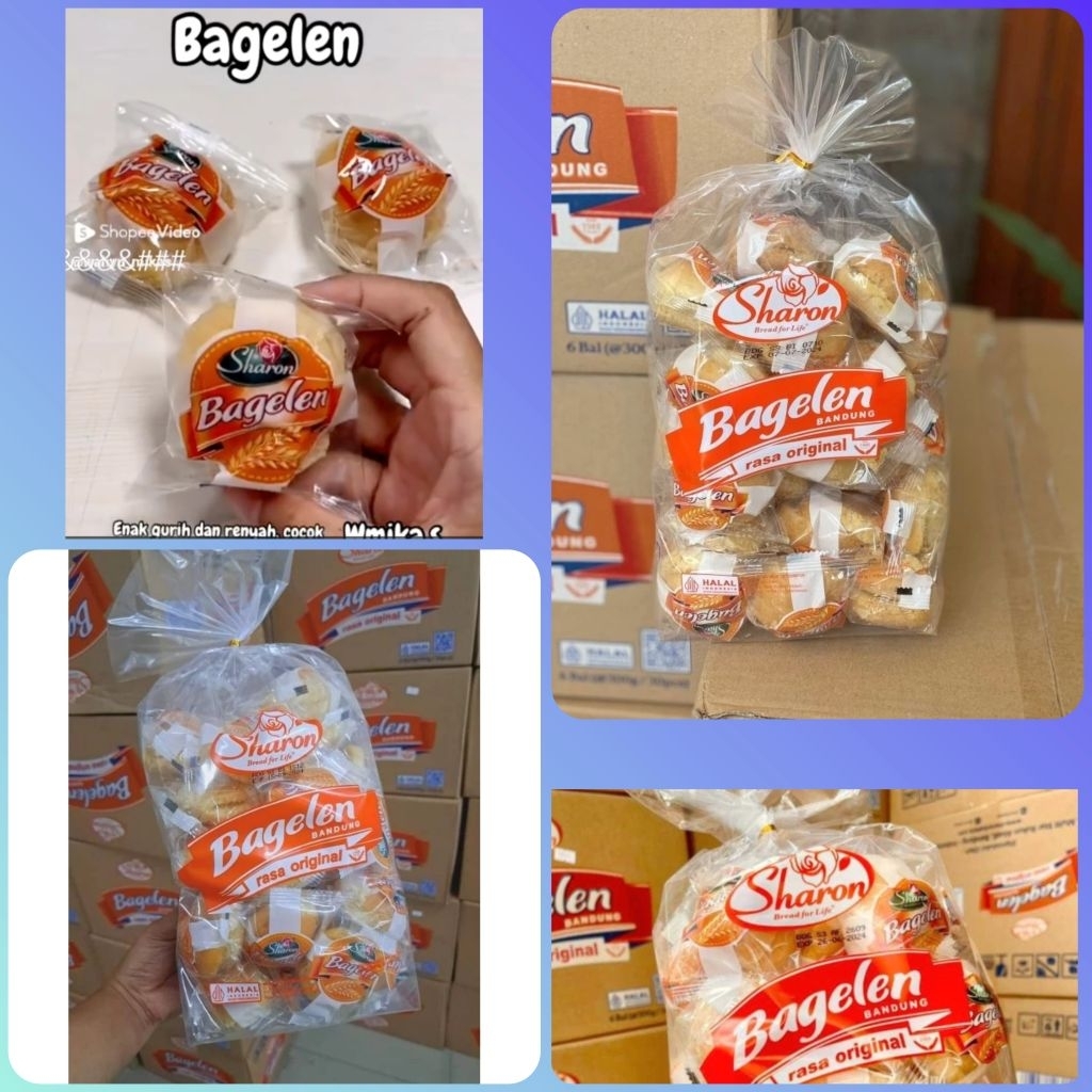 Jual Bagelen Sharon Roti Kering isi 30 bungkus Sharon Bakery | Shopee ...