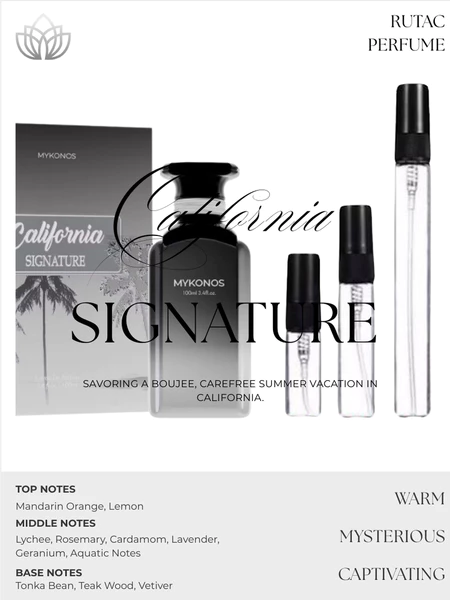 Decant Parfum Mykonos California Signature 2 ml | Parfum Unisex  | Tester Parfum Pria & Wanita + california