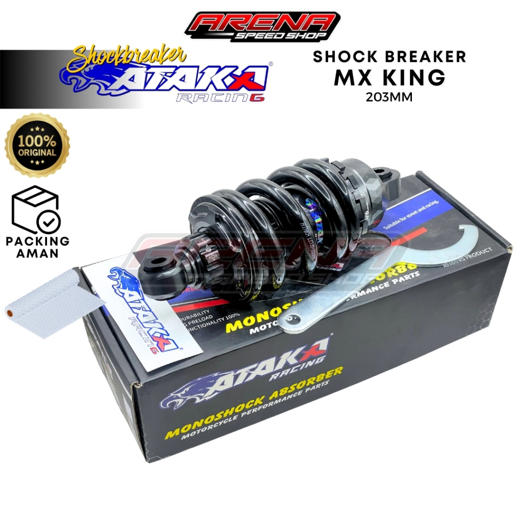 Jual ATAKA Racing Monoshock LC 135 203mm - Shock Belakang Click Rebound ...