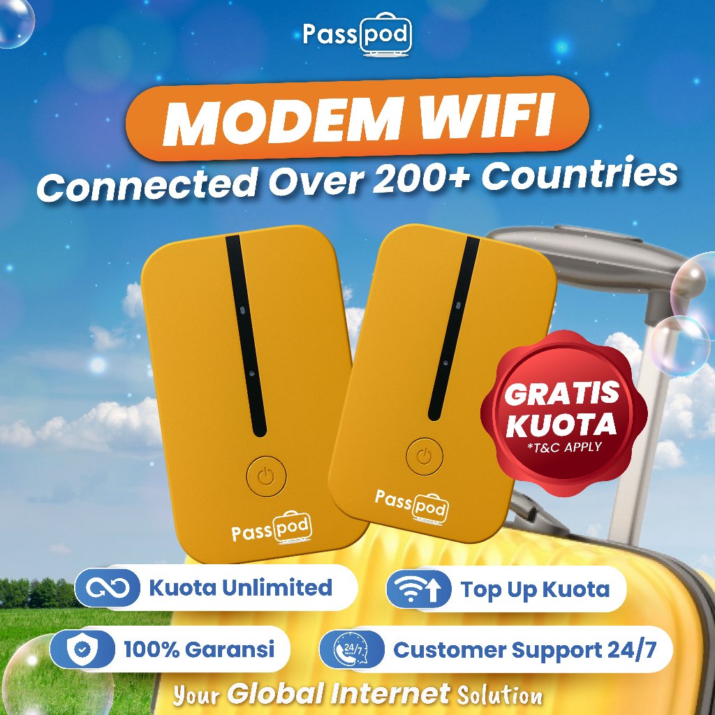 Jual PASSPOD Modem Wifi/ Modem Travel/ Wifi Travel | Shopee Indonesia