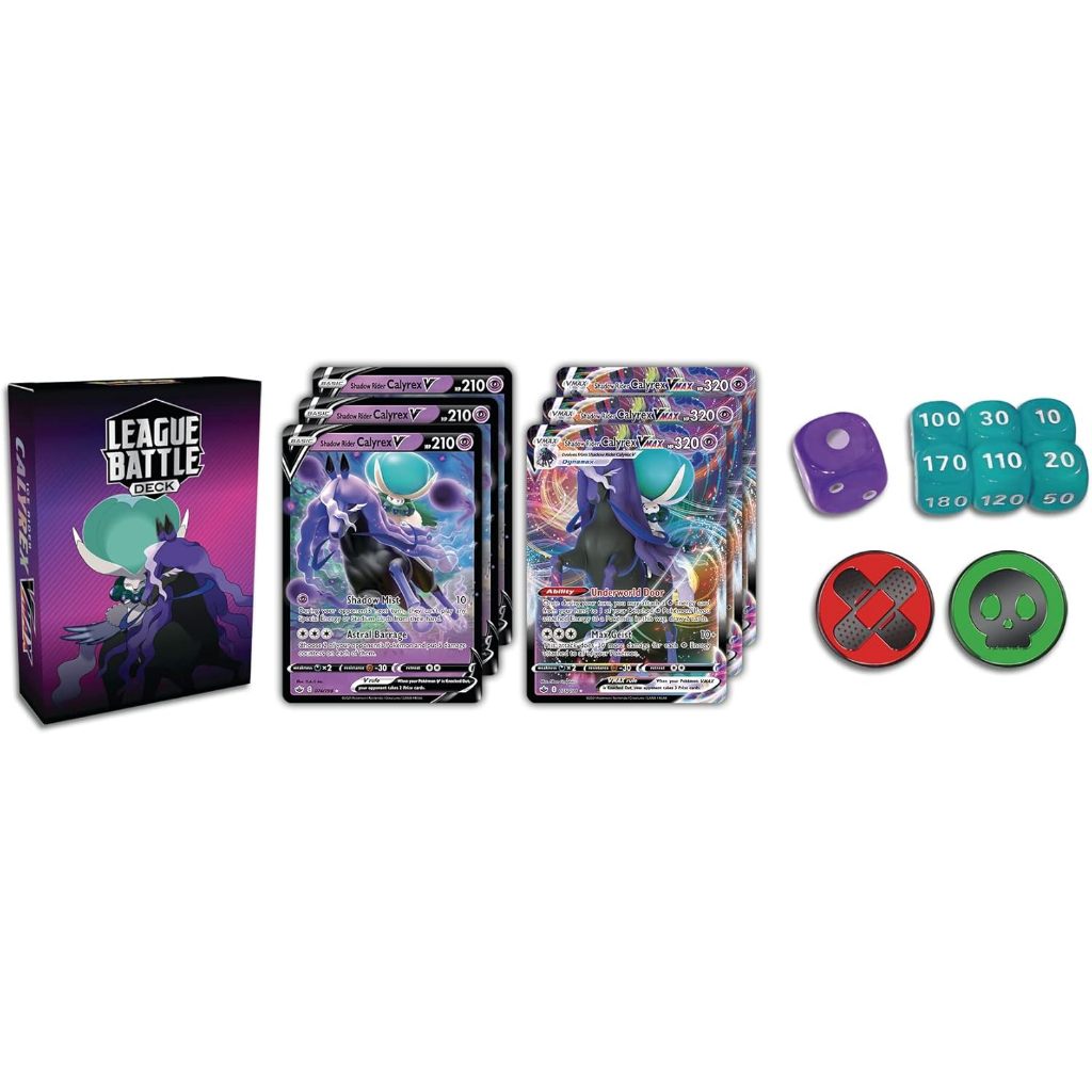 Jual Pokémon TCG: Shadow Rider Calyrex VMAX League Battle Deck (60 ...