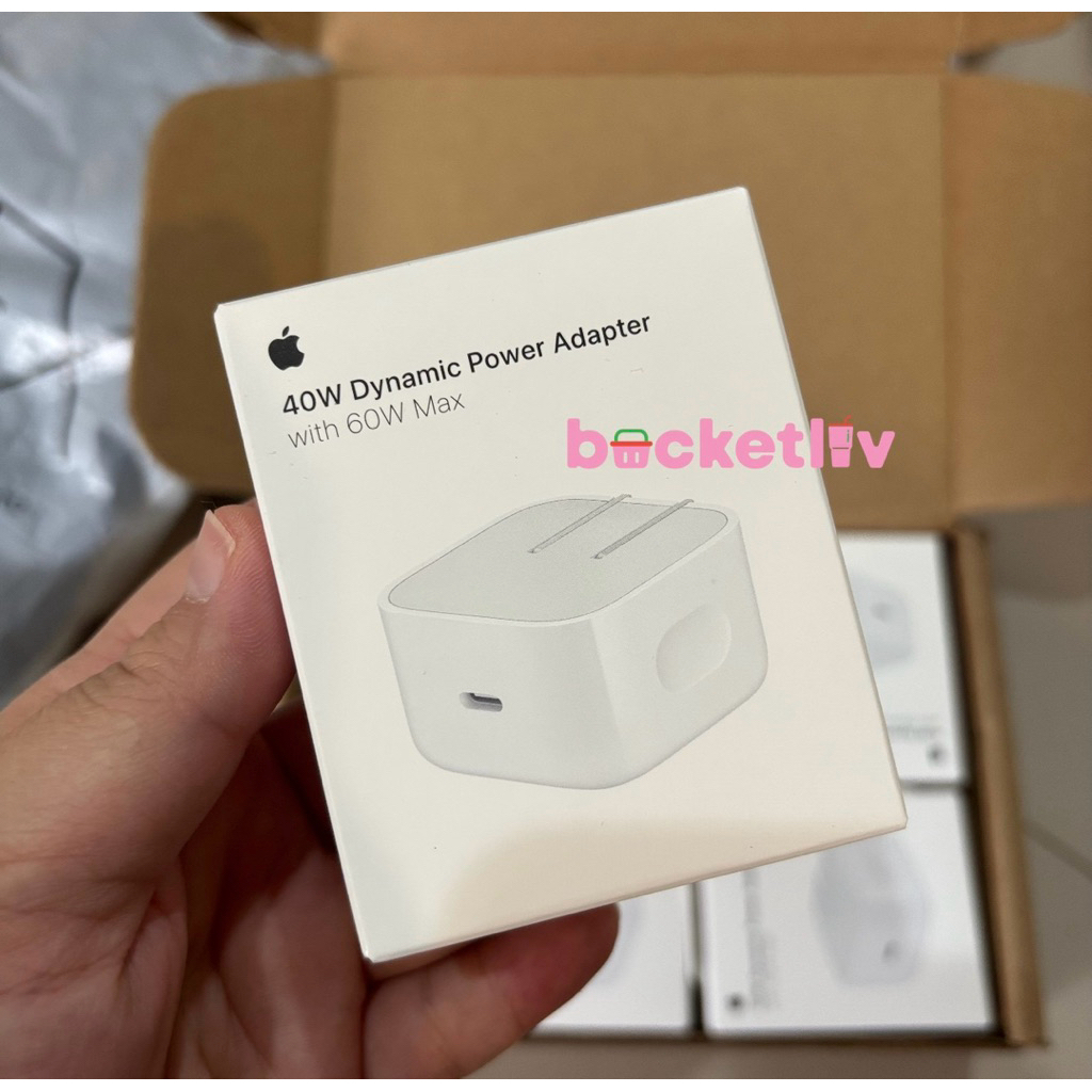 Jual Apple 40W Dynamic Power Adapter with 60W Max | Shopee Indonesia